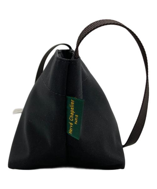 Herve Chapelier（エルベシャプリエ）Herve Chapelier (エルベシャプリエ) 舟形ミニショルダーバッグ ブラック サイズ:-の古着・服飾アイテム