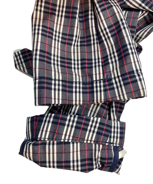 BURBERRY BLUE LABEL（バーバリー ブルー レーベル）BURBERRY BLUE LABEL (バーバリーロンドンブルーレーベル) ノヴァチェックコート ネイビー サイズ:36の古着・服飾アイテム