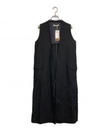 outersunset（アウターサンセット）の古着「LI ロング ジレ」｜ブラック