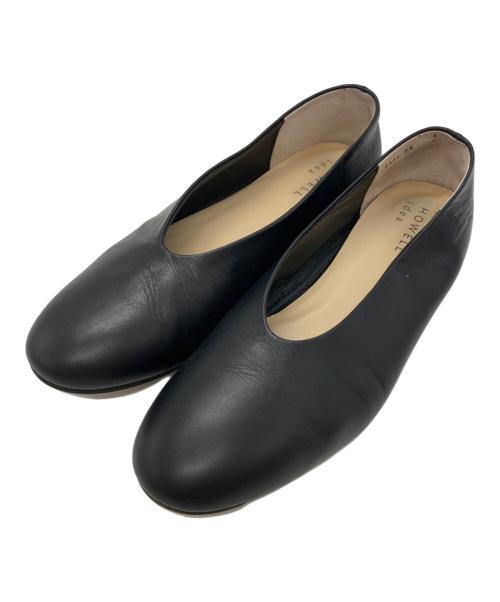 MARGARET HOWELL idea（マーガレット ハウエル アイディア）MARGARET HOWELL idea (マーガレット ハウエル アイディア) レザーパンプス ブラック サイズ:25cmの古着・服飾アイテム