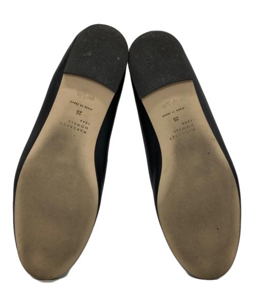 MARGARET HOWELL idea（マーガレット ハウエル アイディア）MARGARET HOWELL idea (マーガレット ハウエル アイディア) レザーパンプス ブラック サイズ:25cmの古着・服飾アイテム