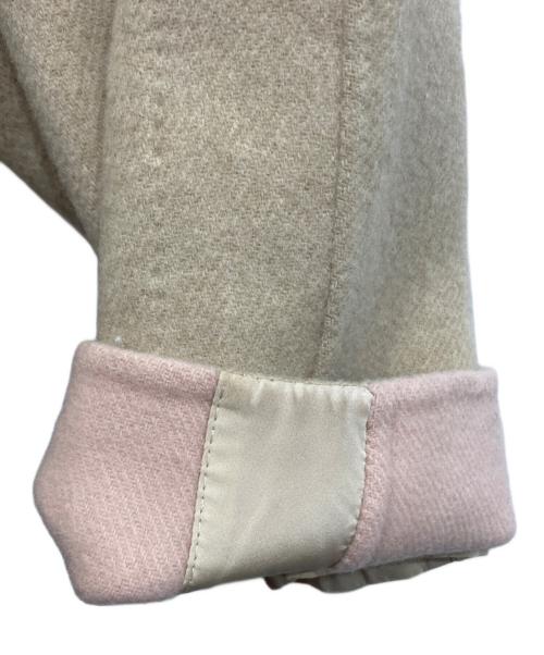 JIL SANDER（ジルサンダー）JIL SANDER (ジルサンダー) ビックカラーショートウールコート ベージュ サイズ:34の古着・服飾アイテム