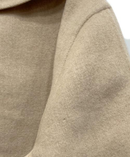 JIL SANDER（ジルサンダー）JIL SANDER (ジルサンダー) ビックカラーショートウールコート ベージュ サイズ:34の古着・服飾アイテム