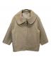 JIL SANDER（ジルサンダー）の古着「ビックカラーショートウールコート」｜ベージュ