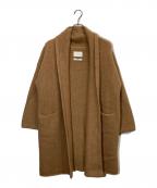 Lauren Manoogianローレン マヌージアン）の古着「アルパカニットガウンコート アウター」｜ブラウン
