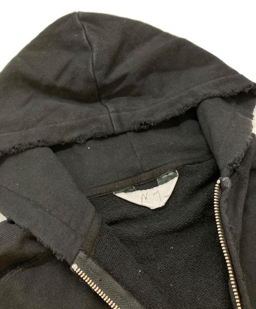 ANCELLM（アンセルム）ANCELLM (アンセルム) CRASH ZIP HOODIE ブラック サイズ:1の古着・服飾アイテム