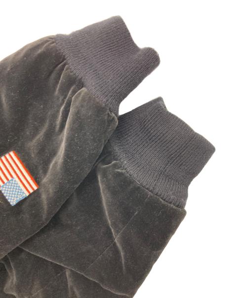 HARLEY-DAVIDSON（ハーレーダビッドソン）HARLEY-DAVIDSON (ハーレーダビッドソン) ベロアスカジャン ブラック サイズ:Mの古着・服飾アイテム