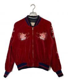 Sunset Strip（サンセットストリップ）の古着「別珍スカジャン」｜レッド