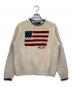 POLO RALPH LAUREN（ポロ・ラルフローレン）の古着「星条旗ニット」｜ベージュ
