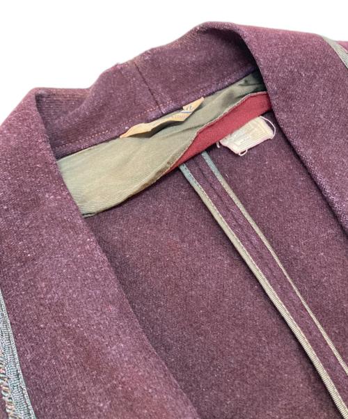 CORNISH（-）CORNISH (-) ヴィンテージスモーキングジャケット ボルドー サイズ:-の古着・服飾アイテム
