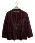 CORNISH（-）の古着「ヴィンテージスモーキングジャケット」｜ボルドー