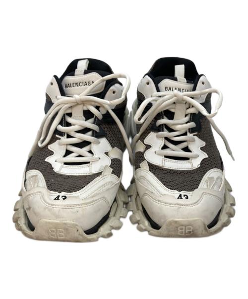 BALENCIAGA（バレンシアガ）BALENCIAGA (バレンシアガ) TRACK3 SNEAKER ホワイト×ブラウン サイズ:28.5の古着・服飾アイテム
