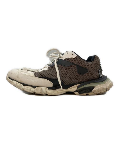 BALENCIAGA（バレンシアガ）BALENCIAGA (バレンシアガ) TRACK3 SNEAKER ホワイト×ブラウン サイズ:28.5の古着・服飾アイテム