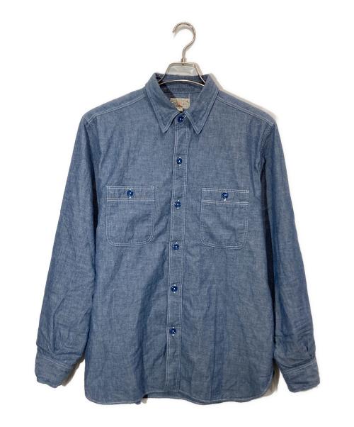 BUZZ RICKSON'S（バズリクソンズ）Buzz Rickson's (バズリクソンズ) BLUE CHAMBRAY WORK SHIRT ブルー サイズ:16-16 1/2の古着・服飾アイテム