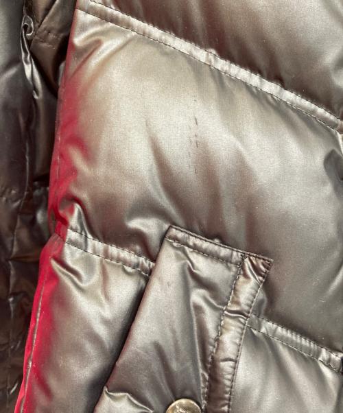 BURBERRY BLUE LABEL（バーバリーロンドンブルーレーベル）BURBERRY BLUE LABEL (バーバリーロンドンブルーレーベル) ファーダウンジャケット ブラック サイズ:38の古着・服飾アイテム