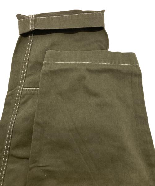 stussy（ステューシー）stussy (ステューシー) Canvas Carpenter ダブルニーパンツ オリーブ サイズ:36の古着・服飾アイテム