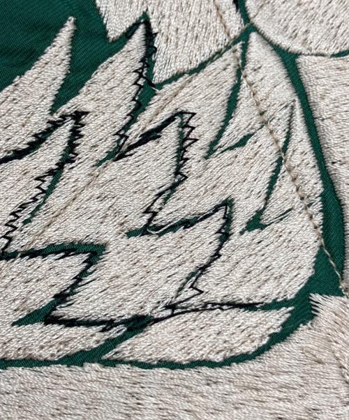 東洋エンタープライズ（トウヨウエンタープライズ）東洋エンタープライズ (トウヨウエンタープライズ) Mid 1950s Style Velveteen Souvenir Jacket グリーン×ブラウン サイズ:Mの古着・服飾アイテム