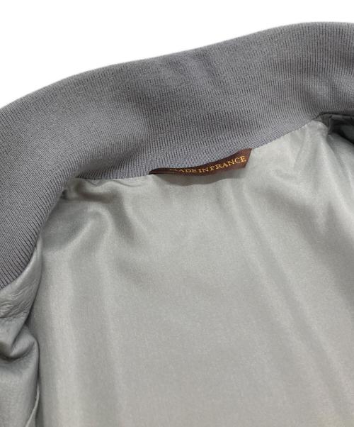 SERAPHIN（セラフィン）SERAPHIN (セラフィン) CHANBORDラムレザーブルゾン グレー サイズ:46の古着・服飾アイテム