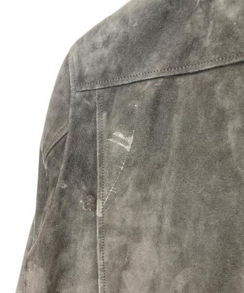 TOM FORD（トムフォード）TOM FORD (トムフォード) スウェードレザーバイカージャケット ブラック サイズ:SIZE 48の古着・服飾アイテム