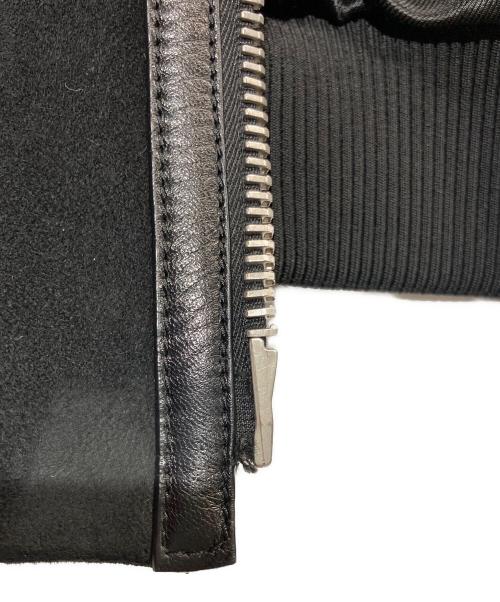 TOM FORD（トムフォード）TOM FORD (トムフォード) スウェードレザーバイカージャケット ブラック サイズ:SIZE 48の古着・服飾アイテム