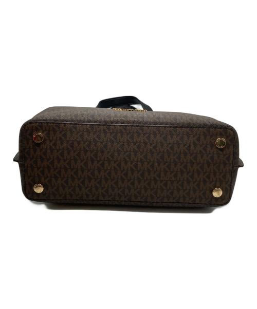 MICHAEL KORS（マイケル・コース）MICHAEL KORS (マイケル・コース) エミリアサッチェル ラージ ブラウン サイズ:-の古着・服飾アイテム