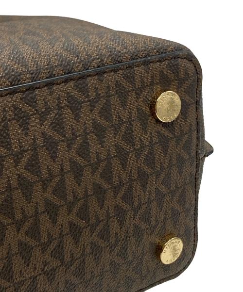 MICHAEL KORS（マイケル・コース）MICHAEL KORS (マイケル・コース) エミリアサッチェル ラージ ブラウン サイズ:-の古着・服飾アイテム