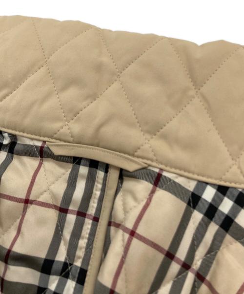 BURBERRY（バーバリー）BURBERRY (バーバリー) 裏ノバチェックキルティングコート ベージュ サイズ:40の古着・服飾アイテム