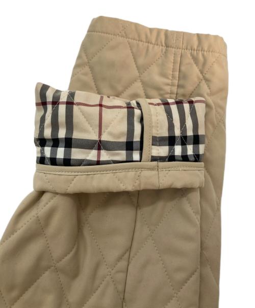 BURBERRY（バーバリー）BURBERRY (バーバリー) 裏ノバチェックキルティングコート ベージュ サイズ:40の古着・服飾アイテム