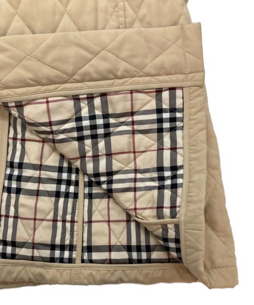 BURBERRY（バーバリー）BURBERRY (バーバリー) 裏ノバチェックキルティングコート ベージュ サイズ:40の古着・服飾アイテム