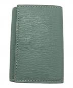 l'arcobalenoラルコバレーノ）の古着「ゴートレザー 3つ折り キーケース」｜ブルー