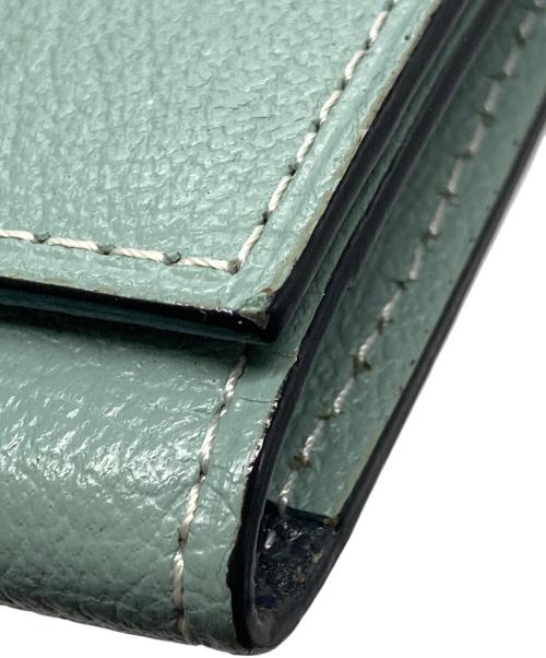 l'arcobaleno（ラルコバレーノ）L'ARCOBALENO (ラルコバレーノ) ゴートレザー 3つ折り キーケース ブルー サイズ:-の古着・服飾アイテム