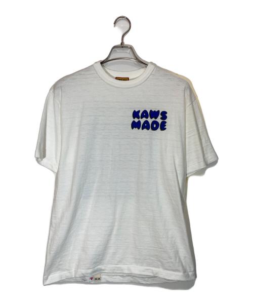 HUMAN MADE（ヒューマンメイド）HUMAN MADE (ヒューマンメイド) KAWS (カウズ) KAWS MADE GRAPHIC T-SHIRT ホワイト サイズ:Lの古着・服飾アイテム