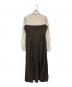Her lip to (ハーリップトゥ) Bicolor Draped Dress ブラウン サイズ:M：10000円