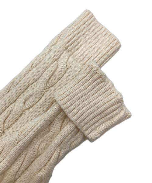 POLO RALPH LAUREN（ポロ・ラルフローレン）POLO RALPH LAUREN (ポロ・ラルフローレン) ハーフジップニット ベージュ サイズ:SIZE Mの古着・服飾アイテム