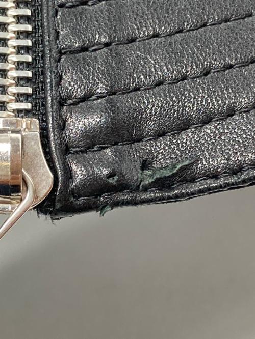 LOEWE（ロエベ）LOEWE (ロエベ) アナグラムロゴパッチ レザーバケットハット ブラックの古着・服飾アイテム