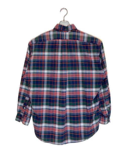 RALPH LAUREN（ラルフローレン）RALPH LAUREN (ラルフローレン) THE BIG SHIRT/チェックシャツ ネイビー×レッド サイズ:Lの古着・服飾アイテム