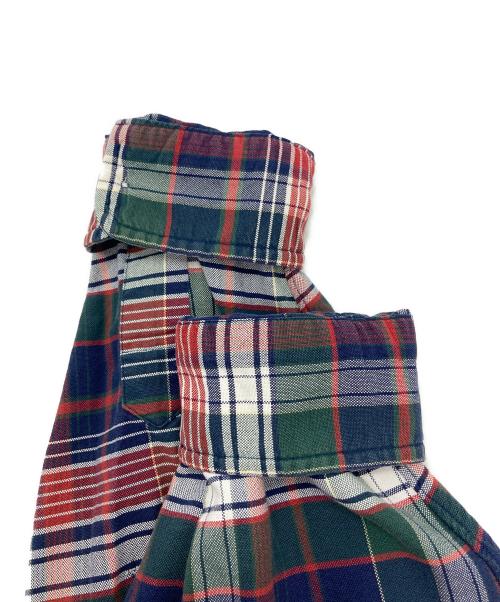 RALPH LAUREN（ラルフローレン）RALPH LAUREN (ラルフローレン) THE BIG SHIRT/チェックシャツ ネイビー×レッド サイズ:Lの古着・服飾アイテム