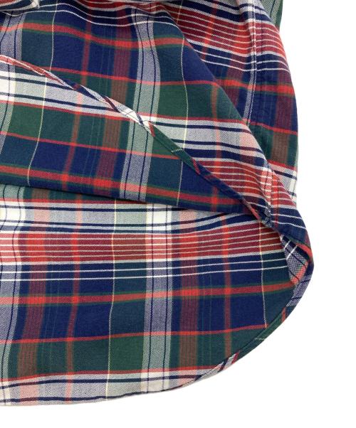 RALPH LAUREN（ラルフローレン）RALPH LAUREN (ラルフローレン) THE BIG SHIRT/チェックシャツ ネイビー×レッド サイズ:Lの古着・服飾アイテム