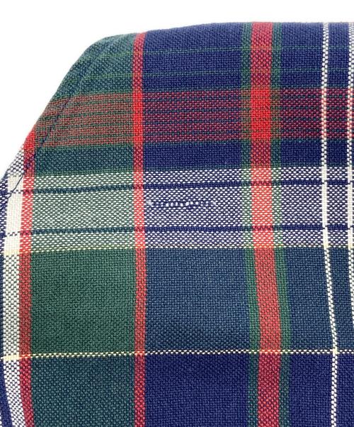 RALPH LAUREN（ラルフローレン）RALPH LAUREN (ラルフローレン) THE BIG SHIRT/チェックシャツ ネイビー×レッド サイズ:Lの古着・服飾アイテム