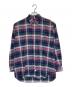 RALPH LAUREN（ラルフローレン）の古着「THE BIG SHIRT/チェックシャツ」｜ネイビー×レッド
