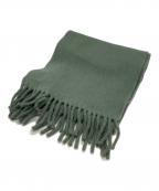 AMI Alexandre Mattiussiアミアレクサンドルマテュッシ）の古着「クラシックマフラー」｜グリーン