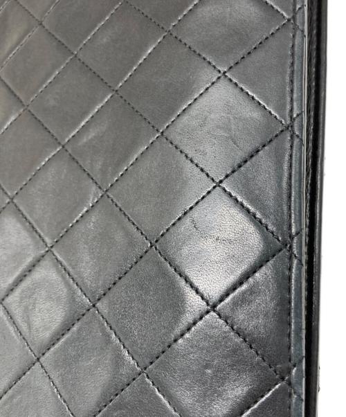 CHANEL（シャネル）CHANEL (シャネル) ダブルターンロックチェーンショルダーバッグ ブラックの古着・服飾アイテム