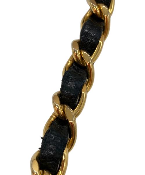 CHANEL（シャネル）CHANEL (シャネル) ダブルターンロックチェーンショルダーバッグ ブラックの古着・服飾アイテム