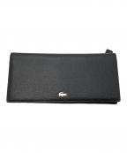 LACOSTEラコステ）の古着「ロングウォレット」｜ブラック