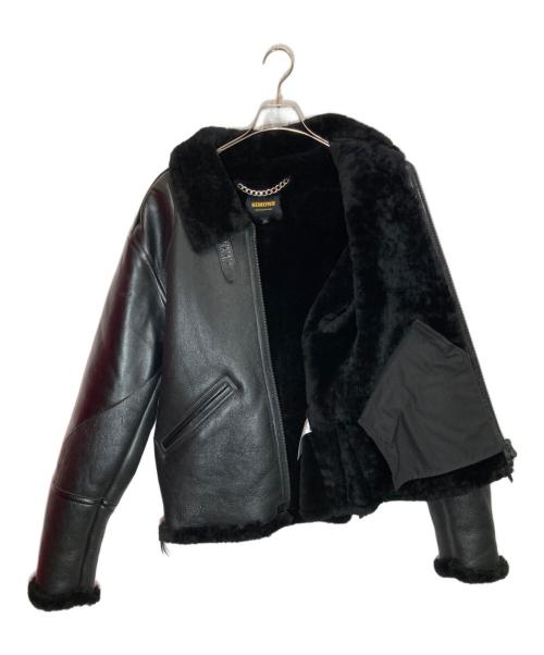 Simons（シモンズ）SIMONS (シモンズ) ムートンジャケット ブラック サイズ:XLの古着・服飾アイテム
