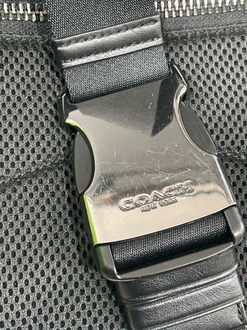 COACH（コーチ）COACH (コーチ) テレイン リファインド レザー ベルトバッグ ブラックの古着・服飾アイテム