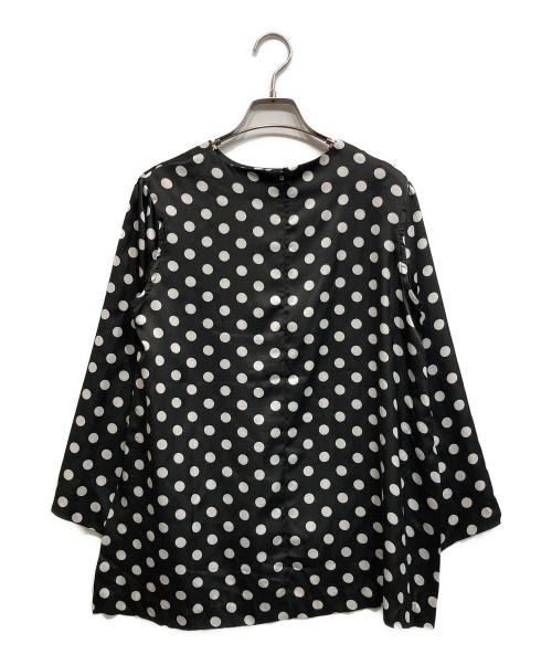 SATOKA（サトカ）SATOKA (サトカ) ドットブラウス ブラック サイズ:Freeの古着・服飾アイテム