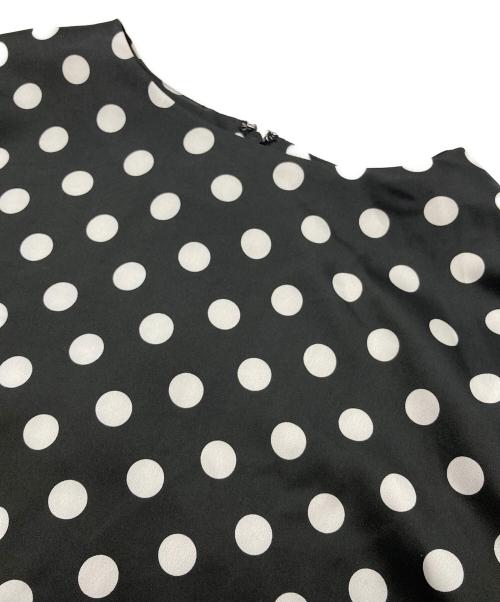 SATOKA（サトカ）SATOKA (サトカ) ドットブラウス ブラック サイズ:Freeの古着・服飾アイテム