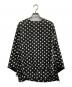 SATOKA（サトカ）の古着「ドットブラウス」｜ブラック