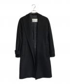 MaxMaraマックスマーラ）の古着「ベルト付きキャメルロングコート」｜ブラック